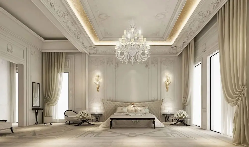 Nội thất phòng ngủ phong cách luxury mang đến sự ấn tượng cho không gian nội thất